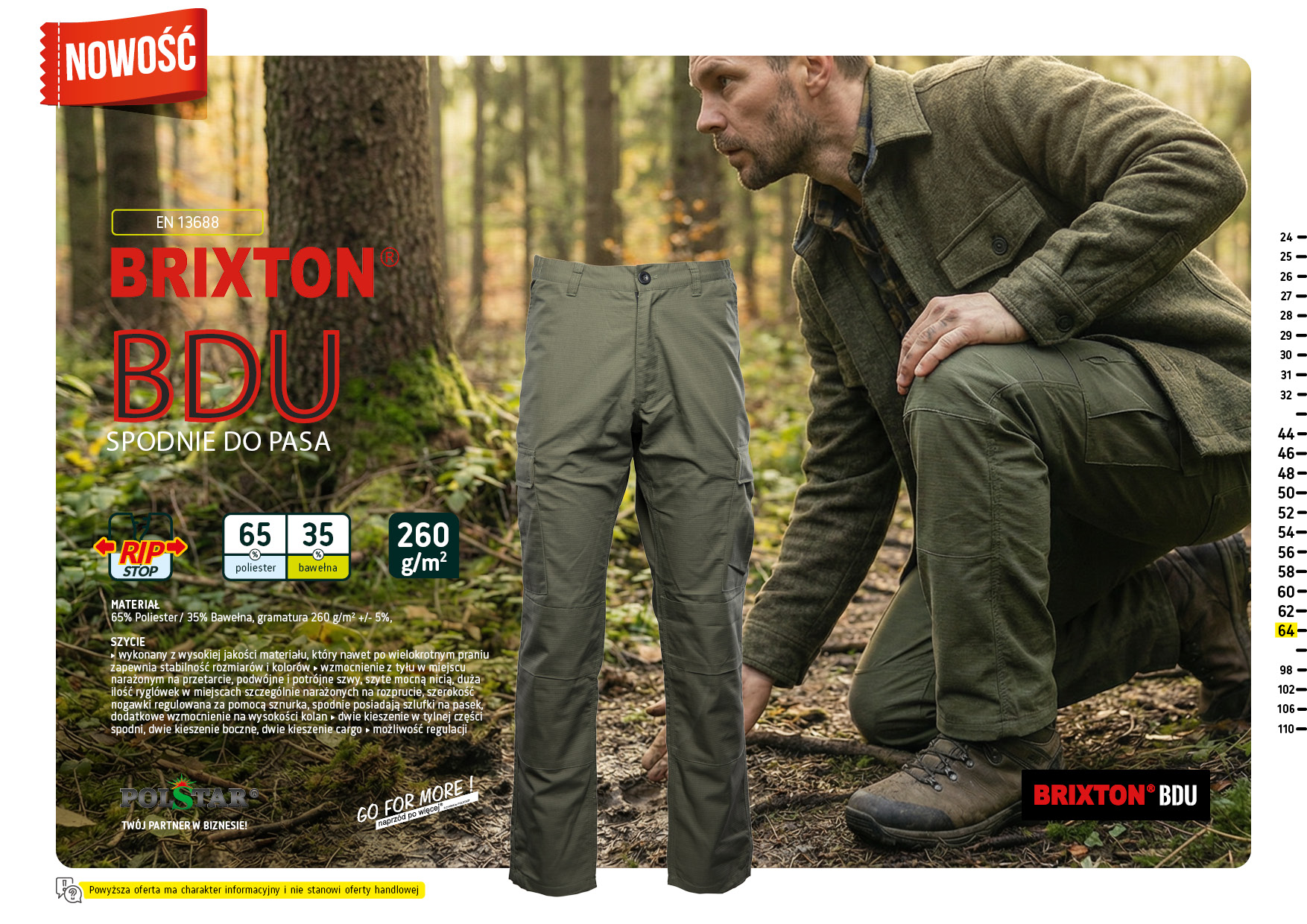 Nowość - nowy kolor - BDU Khaki